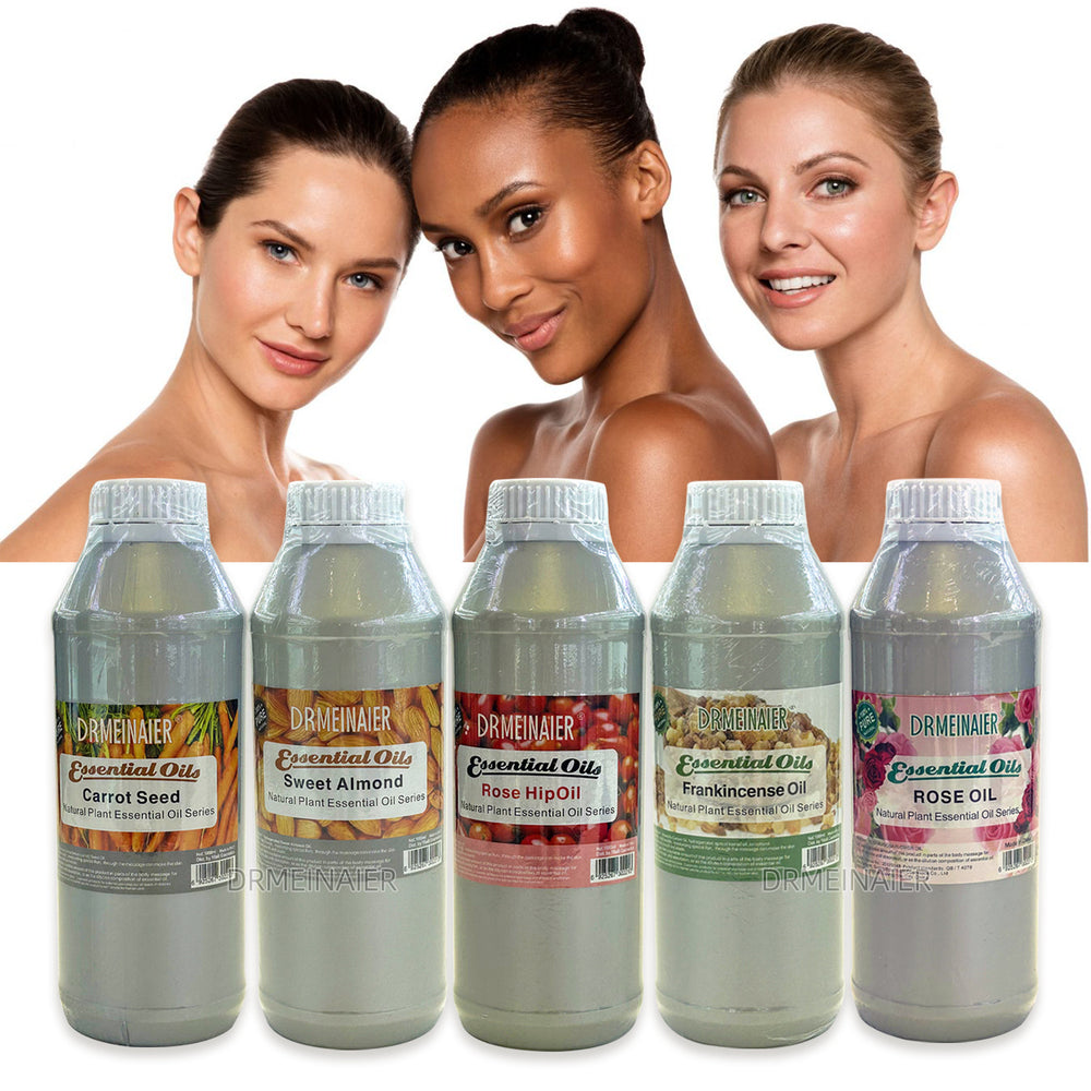 plant essential oil massage & masseage oil, full body 1000ml, rose spa aromatherapy romantic moisturizing oil, export quality