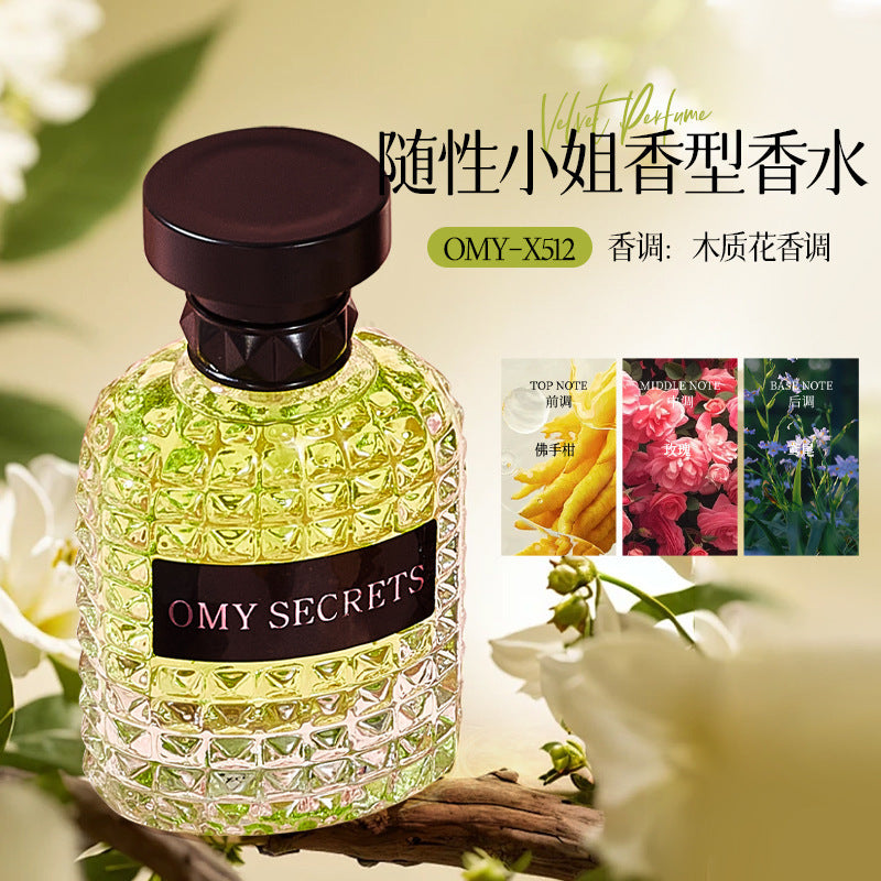 Rivet perfume omy new product douyin popular casual adventure lady perfume wholesale long-lasting eau de toilette