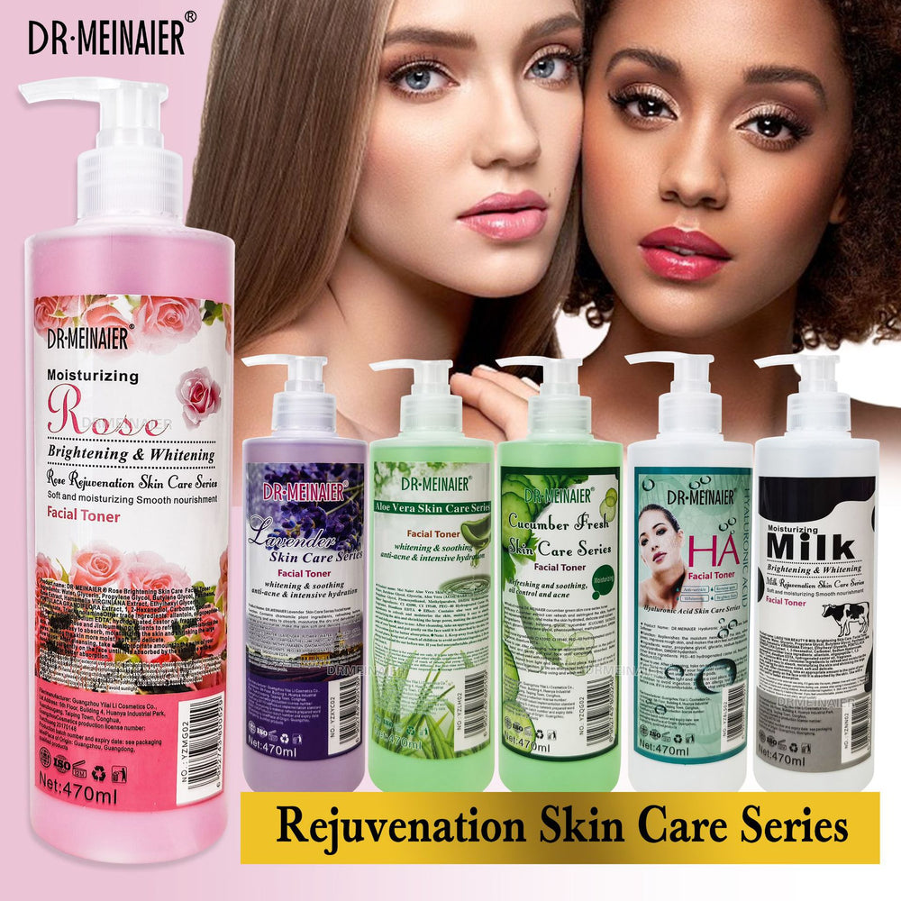 rose brightening toner, shrinking water, refreshing oil control, shrinking pores, hydrating and moisturizing toner 470ml