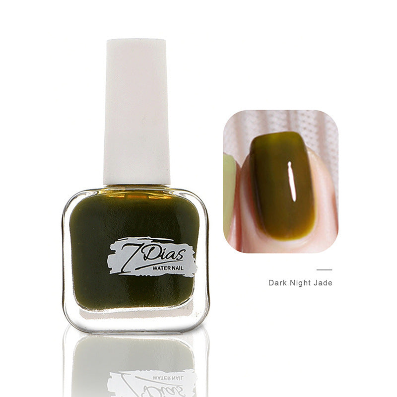 Nail polish manicure shop no-bake quick-drying long-lasting non-tearable fall and winter water-based non-peelable transparent nude nail polish