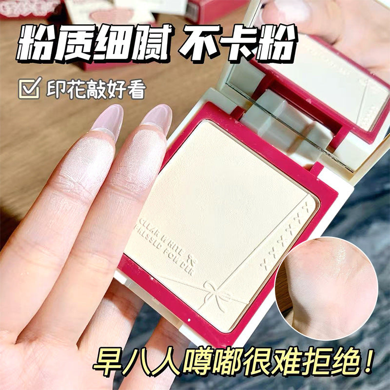 Makeup xixi gauze smooth and light powder concealer long-lasting oil control setting makeup waterproof anti-sweat non-stick powder