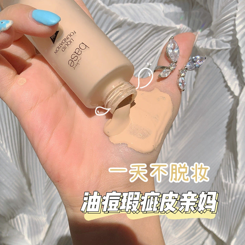 Makeup xixi hydrating repair foundation for women - concealer, moisturizing, oil control, long-lasting, waterproof, sweat-proof, non-transferable foundation cream