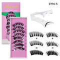 new product magnetic false eyelashes 2 pairs european and american upgraded positioning magnetic eyelashes a whole box flatness wholesale