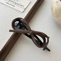 Leather leopard print bows twist clip on the back of the head hair accessories clip classy one-word clip fashion sweet cool hair clip