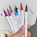 Novo colorful eyeliner for beginners: ultra-fine, soft bristles, waterproof, sweat-proof, long-lasting, smudge-proof liquid eyeliner