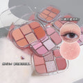 Sweet mint new multifunctional all-in-one palette: shimmer, matte, everyday light makeup, contour, blush, and eyeshadow palette