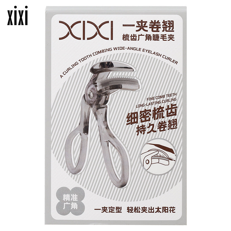 Xixi one-clip curling comb teeth eyelash curler wide angle nature curling long-lasting hair-styling sunflower partial eyelash curler