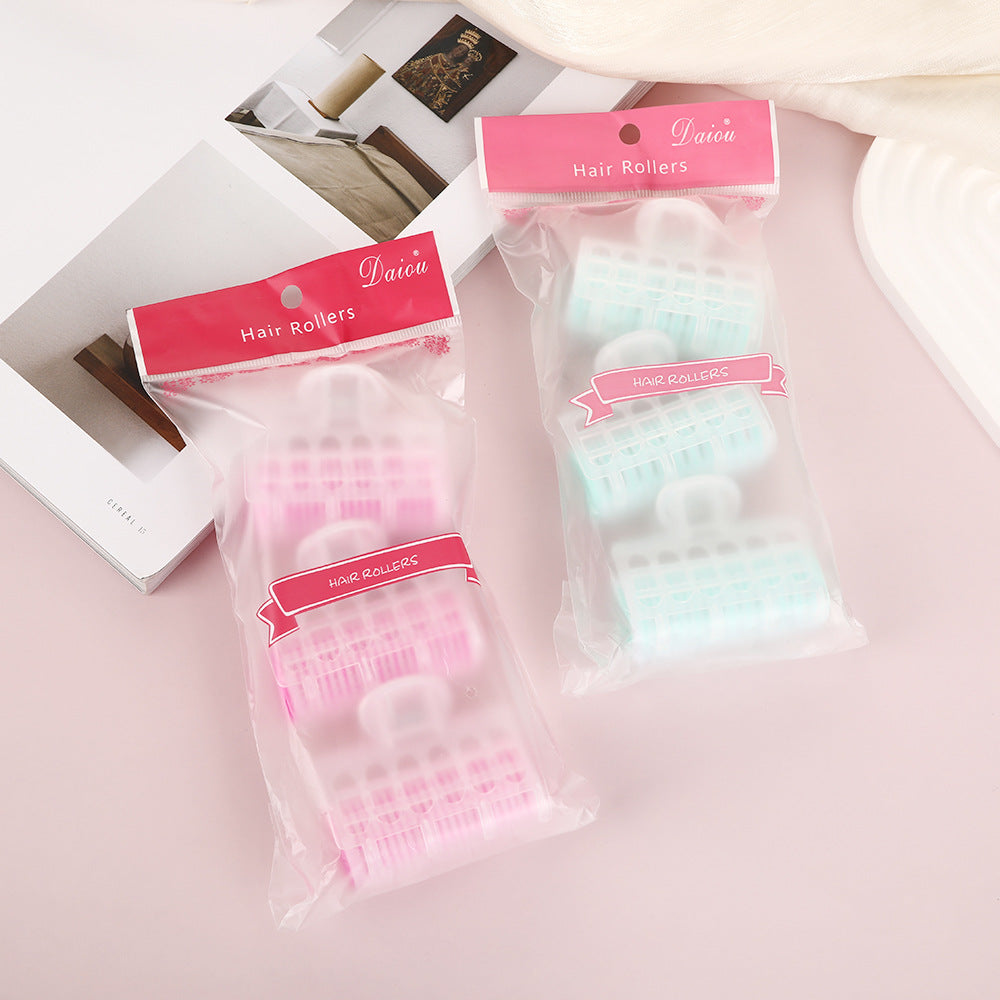 Curly hair lazy figure air bangs curling barrel fixed plastic internet celebrity inner buckle self-adhesive clip wholesale