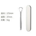 Small tongue scraper + small iron box