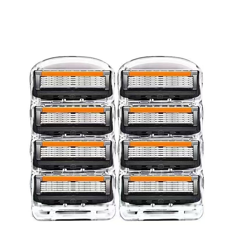 Five-layer razor manual razor adapted to gillette multi-layer stainless steel blade razor suit gillette fengyin