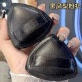 Black pineapple powder puff air cushion marshmallow soft not easy to eat powder black sponge wet and dry dual-use white pineapple powder bottom puff
