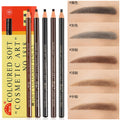 Authentic hengsi 1818 eyebrow pencil - waterproof, sweat-proof, smudge-proof. beginner-friendly, peel-off, sharpenable chisel tip eyebrow pencil