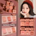 Gogo tales yoranyayun blush light orange daily mixed rouge nature nude makeup repair makeup