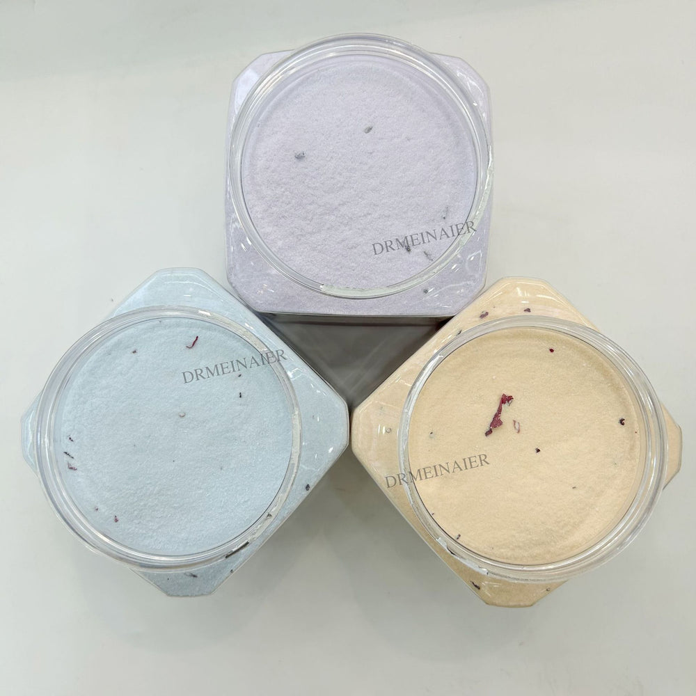rose quartz jelly mask powder - age-defying, hydrating, brightening, collagen-boosting, gold quartz soft mask powder 400g