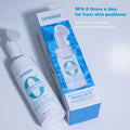 amino acid deep cleansing facial cleanser moisturizing mousse foam massage head facial cleanser wholesale for export
