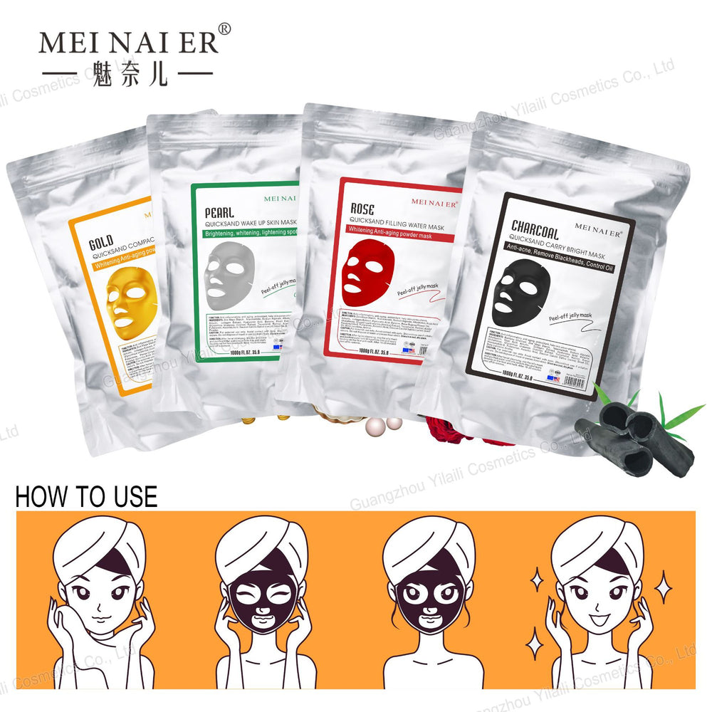 diy spa jelly mask powder collagen firming hydrating anti-aging crystal powder soft mask powder wholesale