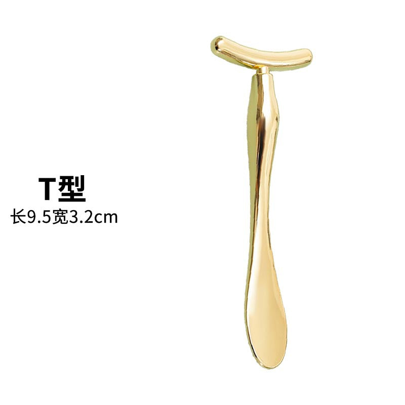 Factory direct metal eye cream spoons - cosmetic beauty tools - zinc alloy eye cream applicators - facial massage sticks