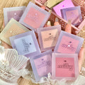 Xixi milk galaxy soft matte blush - color boosting & diminishing shades, blush blue & blush purple, enhance your complexion blush palette