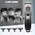 Electric hair clipper salon barber professional trimmer digital display hair cutting machine men's o'level shaving electric clipper