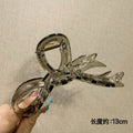 Glossy ribbon transparent gray-13cm