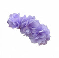 Yi mengling's same style burgundy flower large banana clip moana mermaid style clip classy hair clip