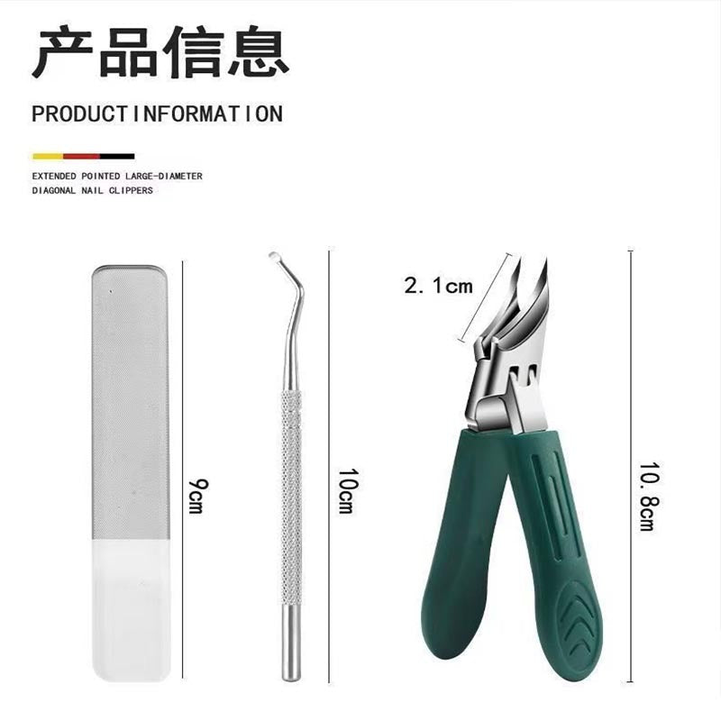 fine large oblique nail clippers large opening nail clippers stainless steel nail groove pliers nail clippers for home manicure scissors