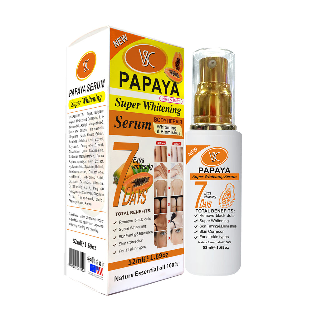 turmeric essence facial papaya essence brightening skin blackening moisturizing carrot serum essence 52ml