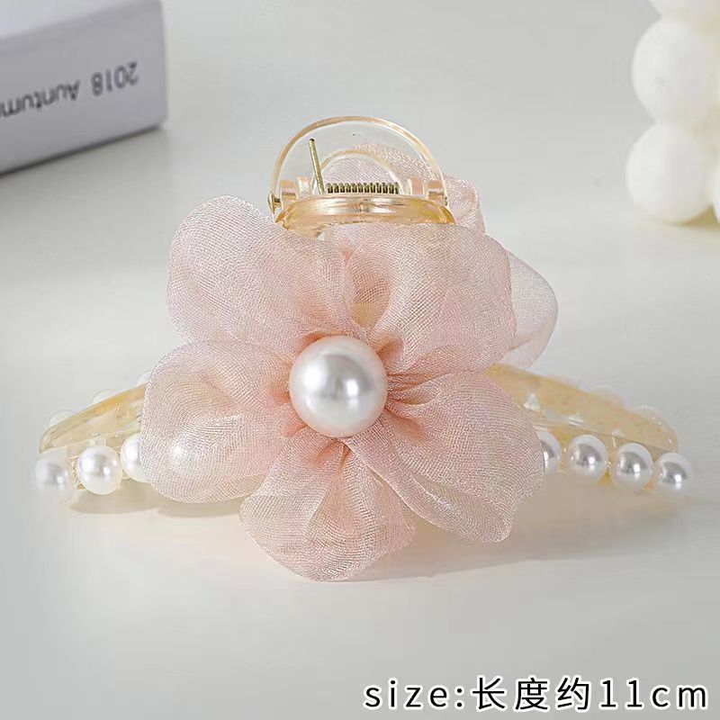 Casual cold style cross gripper large korean elegantelegance hair gripper back of head hairpin frenchretro hair accessories