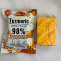 foreign trade bagged turmeric soap 80g facial cleansing universal soap turmeric soap cross-border wholesale