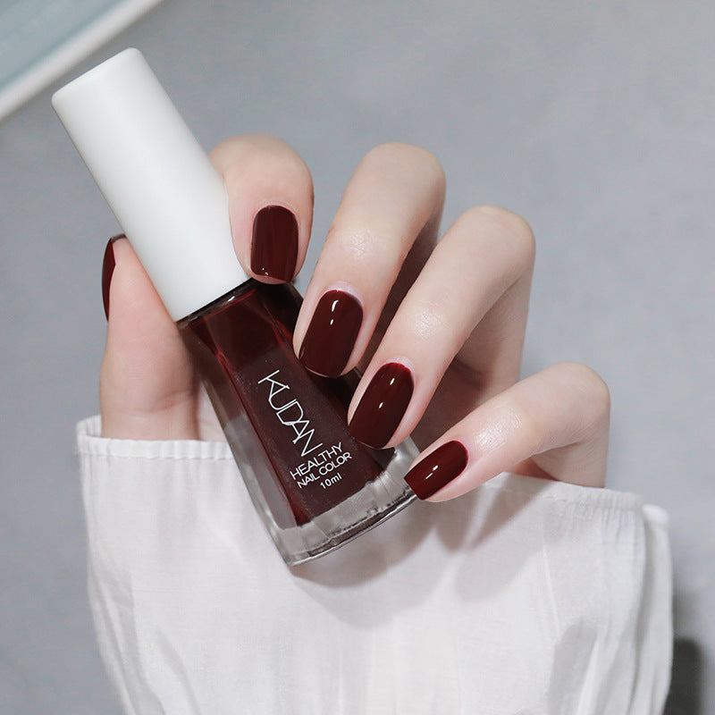 Kudan water-based nail polish 10ml - no bake, long-lasting, peel-off, clear base coat - wholesale from manufacturer