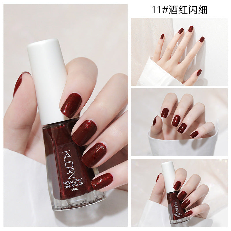 New nail polish: peel-off, no-bake, water-based, odorless, glossy, clear nail polish - spring/summer collection