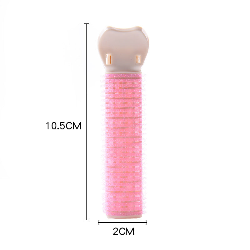 Popular korean style lazy air bangs curl hair root styling fluffy clip self-adhesive hair curl hair clip wholesale