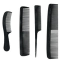 comb four-piece set, pointed tail hair comb, plastic comb, hairdressing supplies, hair salon special styling comb combs