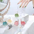 Cool dan nail polish - whitening nude color, top coat, black & white, transparent nail polish, water-based, peel-off, no-bake, quick-drying