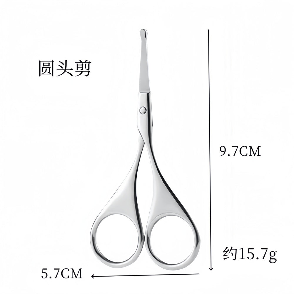 Wholesale stainless steel beauty scissors - eyebrow, nose hair, and detailing scissors - precision point mini scissors for beauty professionals