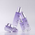 High-end custom cosmetic glass bottles & packaging: 120ml lotion & serum glass sample bottles - new designs available for customization