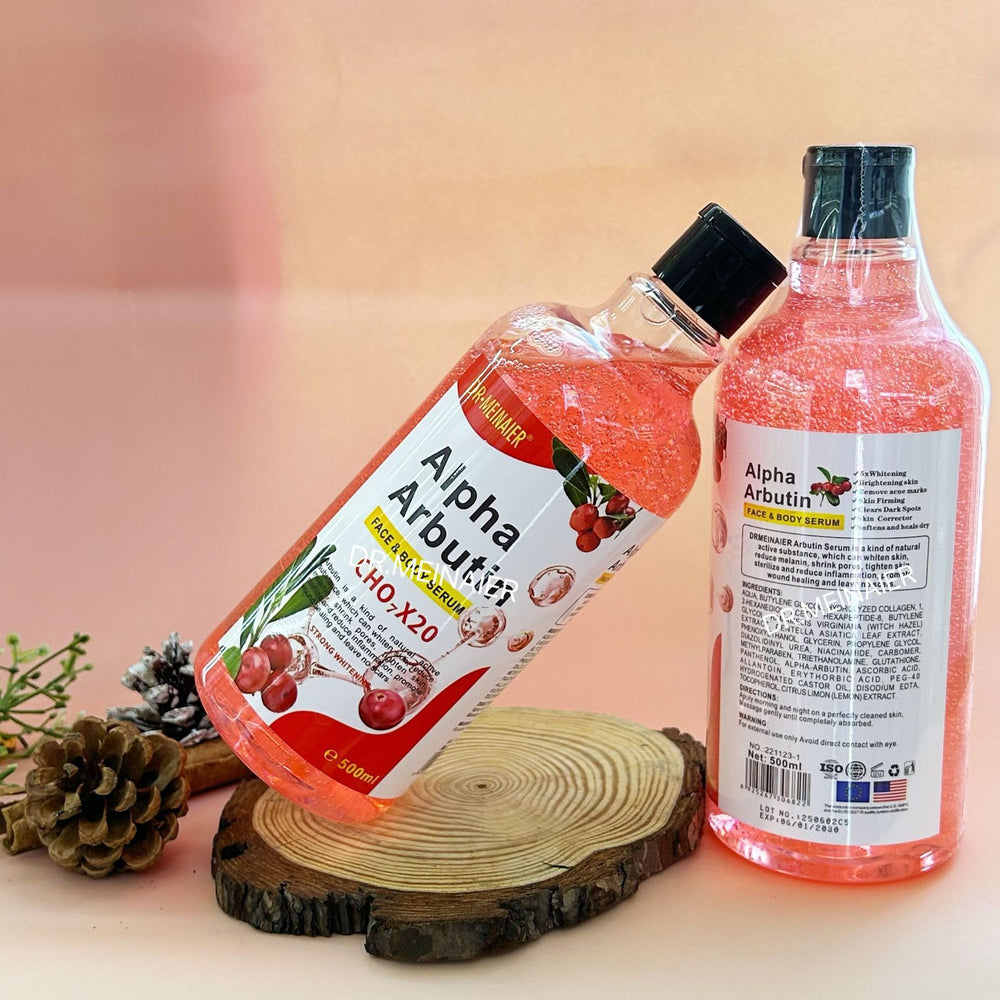 arbutin hydrating, moisturizing and brightening essence original solution repairs and moisturizes the whole body 500ml foreign trade wholesale