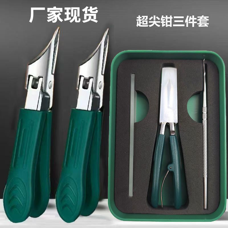 fine large oblique nail clippers large opening nail clippers stainless steel nail groove pliers nail clippers for home manicure scissors