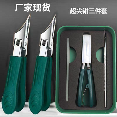 fine large oblique nail clippers large opening nail clippers stainless steel nail groove pliers nail clippers for home manicure scissors