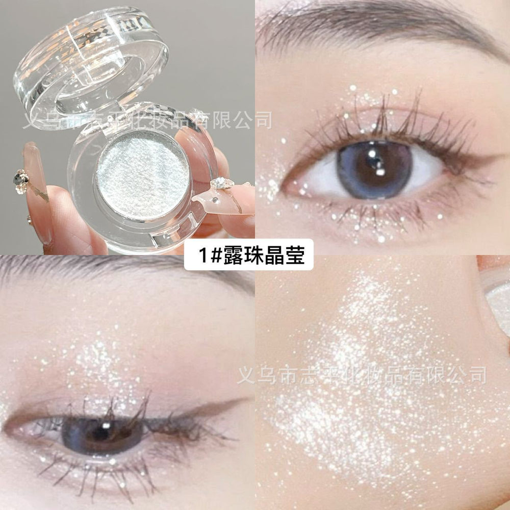 Xixi broken star fireworks highlight eyeshadow pearlescent sparkling silky silky brightening polarized mashed potato single color eyeshadow