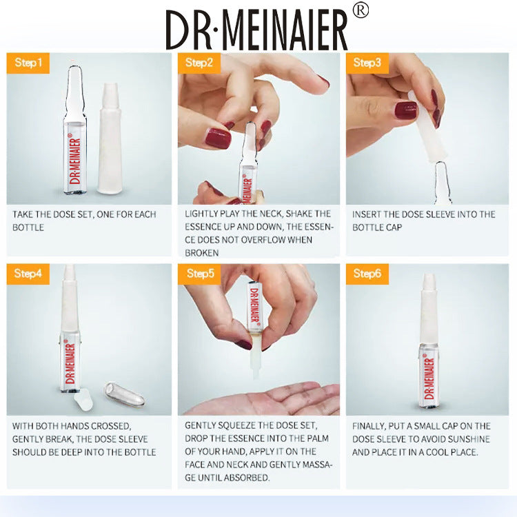 10-piece small ampoule essence facial kit brightening, repairing, firming and moisturizing essence foreign trade wholesale