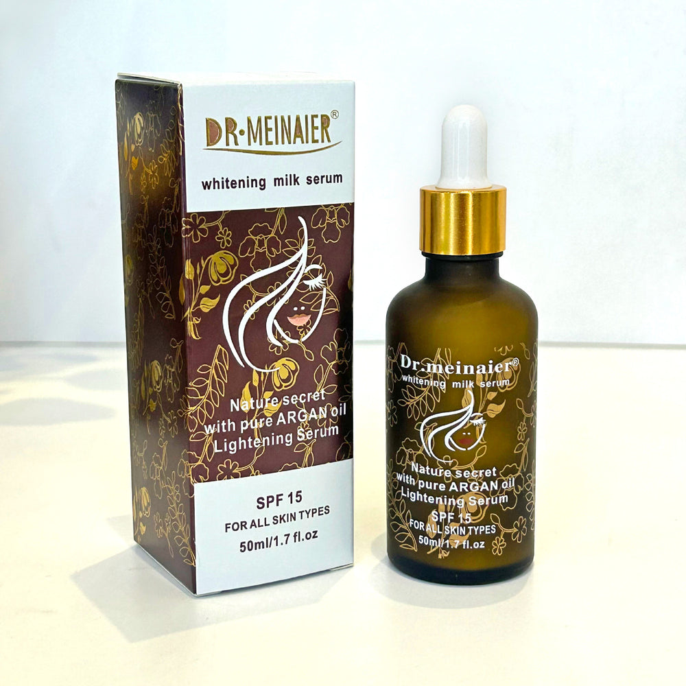 Exportbest selling milk essence brightening small brown bottle original liquid moroccan argan oil moisturizing 50ml