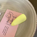 Acetic acid raindrops-yellow