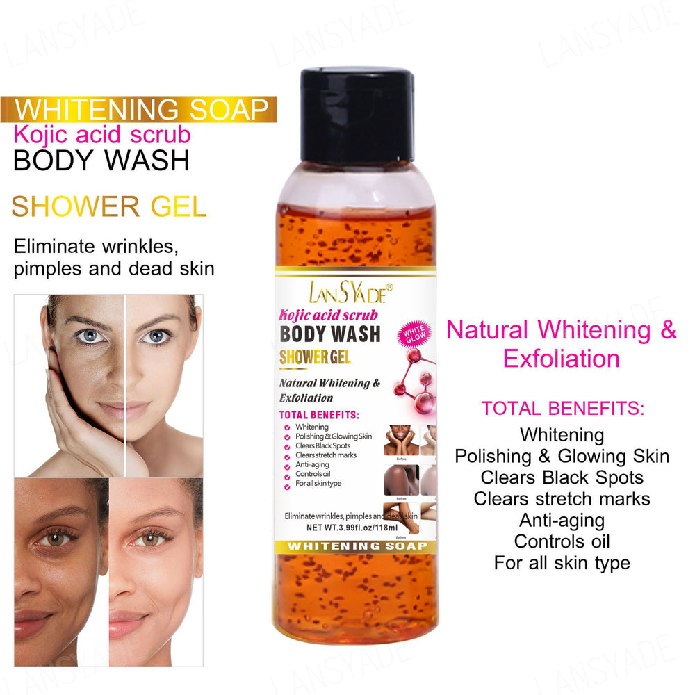 shower gel, silky skin, rich foam, refreshing and moisturizing, gentle cleansing, fragrance, 118ml export