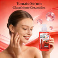 aha fruit acid tomato essence glutathione moisturizing, repairing, brightening and blackening essence 500ml