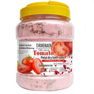 exclusive spa bath salt with petals for cleansing, scrubbing, exfoliating, chicken skin, foot bath, body bath salt for skin rejuvenation