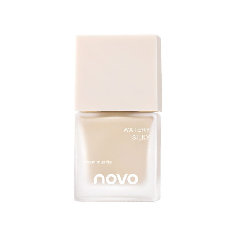 Novo light-sensing light-transmitting powder bottom oil control concealer waterproof anti-sweat long-lasting non-removing makeup non-sticky powder student creamy skin