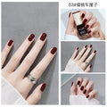 2025 summer white fine glitter no-bake nail polish non-peelable transparent glossy base oil nude colorful manicure nail polish