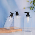 Thick wall lotion square high transparent 200ml300/500ml bottle plastic bottle pet shower gel shampoo body