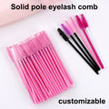 eyelash brushes - multi-color, portable makeup brushes, eyebrow brushes, eyelash combs, reusable eyelash extension tools - wholesale